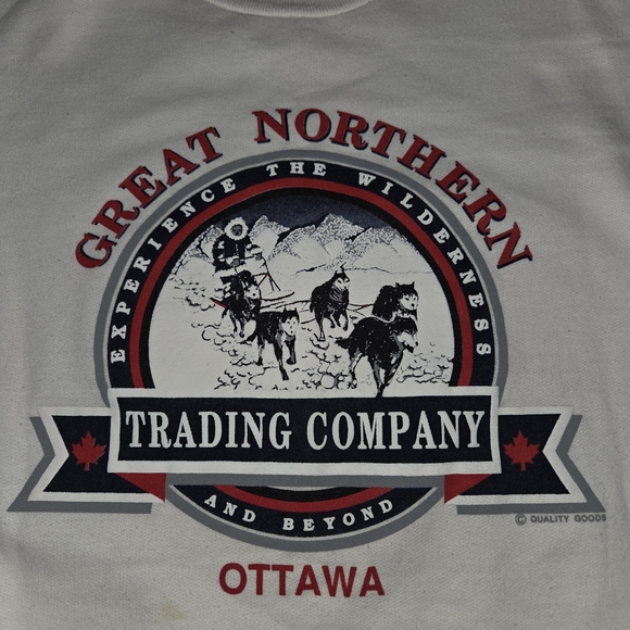 White Great Northern Trading Company Sweatshirt - Picture 2 of 10